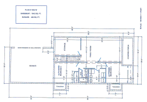 Plan #1042 Basement