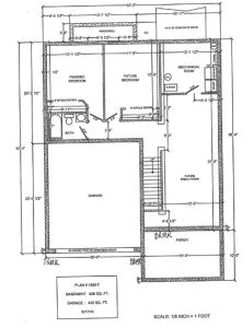 Plan #1936F Basement